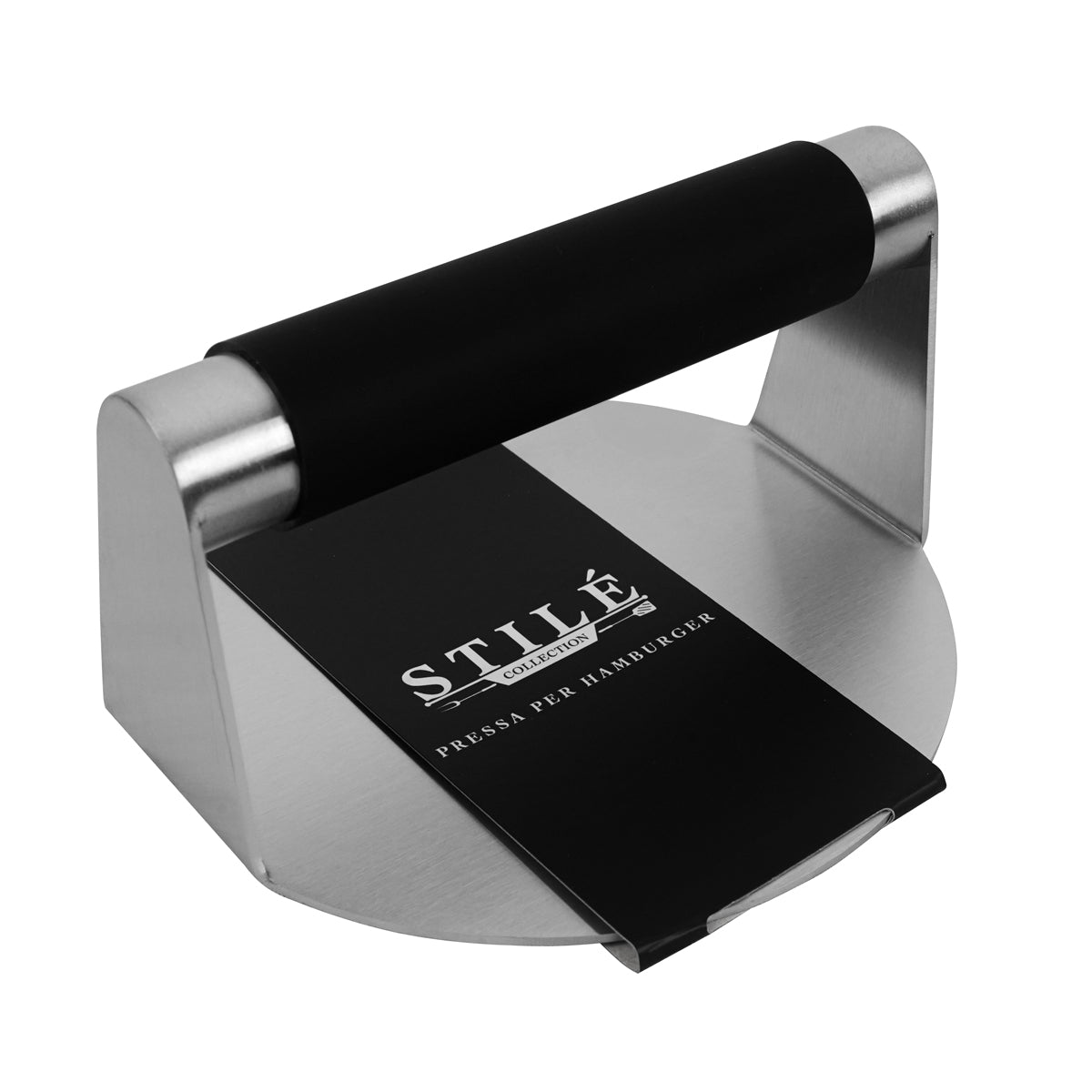PRESSA PER HAMBURGER IN ACCIAIO INOX