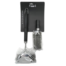 SPAZZOLA BBQ CON DOPPIA TESTINA IN ACCIAIO INOX