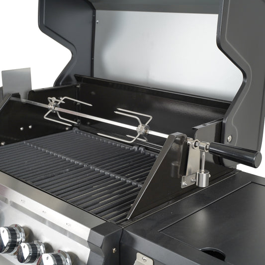GIRARROSTO ELETTRICO IN ACCIAO INOX PER BARBECUE 5 FUOCHI (LISBONA - LISBONA BUILT-IN)