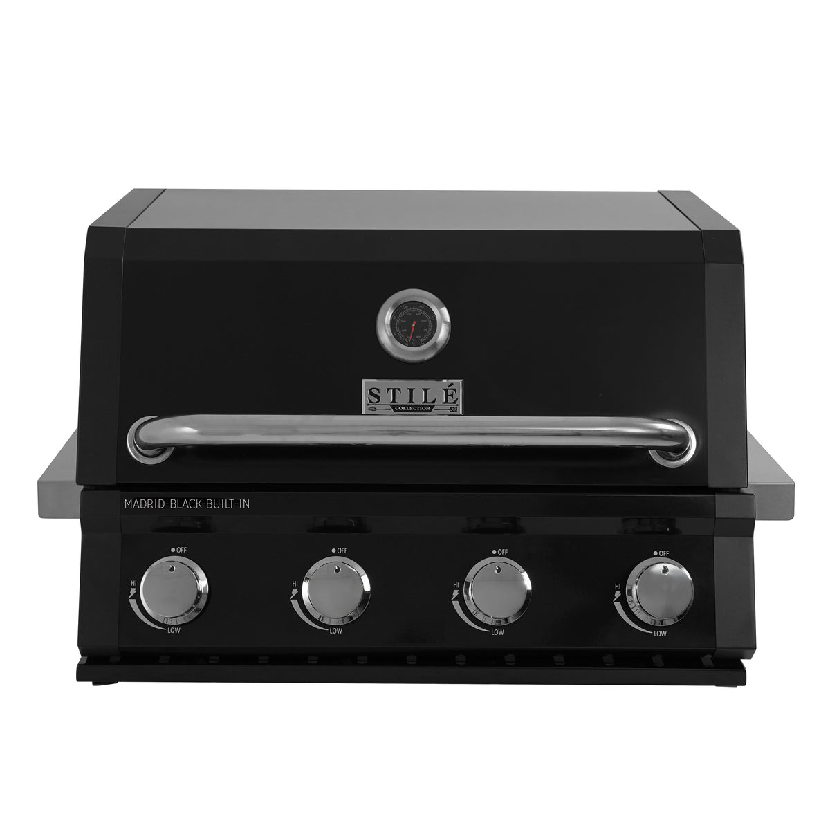 MADRID BUILT-IN 4 FUOCHI - BLACK