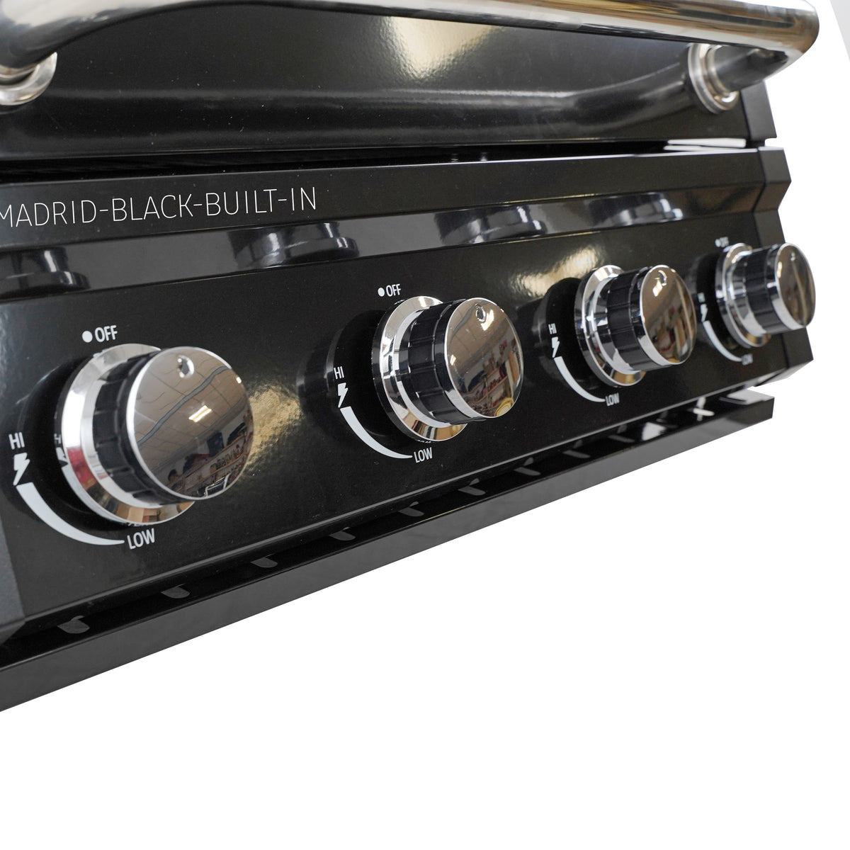 MADRID BUILT-IN 4 FUOCHI - BLACK