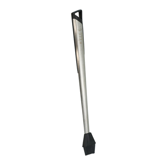 PENNELLO PER BBQ IN ACCIAIO INOSSIDABILE E SILICONE
